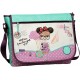 Disney DESCENDANTS - Borsa Tracolla Postina Estensibile in Tessuto 35 x 28 x 11Cm