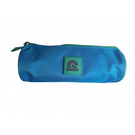 ASTUCCIO TOMBOLINO SCUOLA  PORTACOLORI CILINDRO AZZURRO 22X8X8