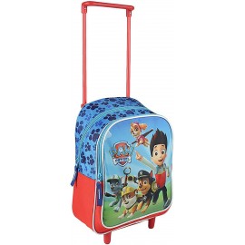 ZAINO ASILO CON TROLLEY PAW PATROL RUOTE MANICO ALLUNGABILE