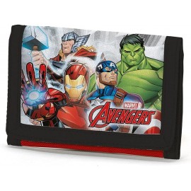 PORTAFOGLIO BAMBINO CON STRAPPO PORTAMONETE MARVEL SPIDERMAN 13X9CM