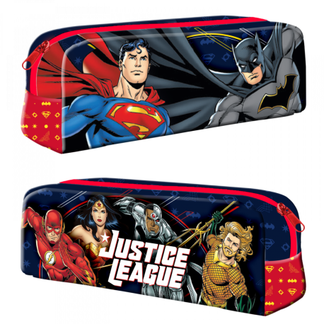 ASTUCCIO TOMBOLINO SCUOLA MARVEL SUPERMAN & BATMAN PORTACOLORI BEAUTY CM.20x7