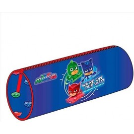 TOMBOLINO SCUOLA ASTUCCIO DISNEY PJ MASKS PORTACOLORI CILINDRO BAMBINO 22X8X8