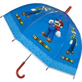 OMBRELLO  PIOGGIA CAMPANA SUPER MARIO VIDEOGIOCO LUIGI BAMBINO