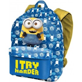 ZAINO SCULOLA  ELEMENTARE FREE TIME MINIONS 13.5x35x41cm
