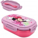 Portamerenda sandwich Minnie Disney con posate 3 in 1 portapranzo multiscomparto Bambini