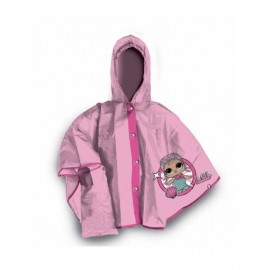 PERLETTI-RAIN CAPE LOL SURPRISE WATERPROOF WINDPROOF RAIN 4/9 YEARS