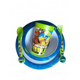 SET PAPPA BING PIATTO PIANO PIATTO FONFO E BICCHIERE BAMBINO