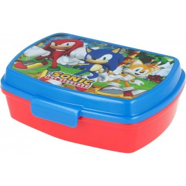 Sonic LUNCH Box scatola colazione porta pranzo -merenda Bambini sandwich scuola 17X14X6 cm