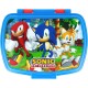 Sonic LUNCH Box scatola colazione porta pranzo -merenda Bambini sandwich scuola 17X14X6 cm