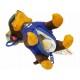 PORTAMONETE CON PORTACHIAVE PAW PATROL. CHASE IL CANE POLIZIOTTO CM 14