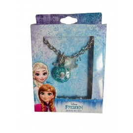 Bracciale Braccialetto Bambina con ciondolo Disney Frozen con scatolina regalo
