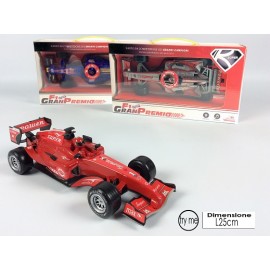 AUTO DA CORSA F1 CON LUCE E SUONI MOVIMENTO A FRIZIONE ROSSA SCALA IDEA REGALO BAMBINO