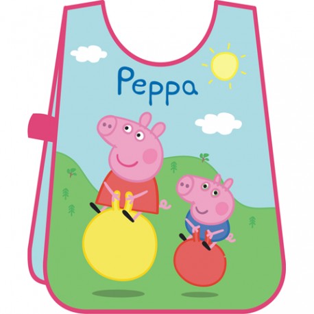 Peppa Pig & George Grembiule  in PVC, 37 x 50 cm Scuola e tempo libero Bambini