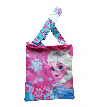 BORSA PASSEGGIO FROZEN ANNA DISNEY  CON TRACOLLA E MANICO