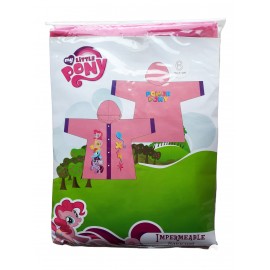 Impermeabile Antipioggia con Cappuccio per Bambina - My Little Pony Disney | Antivento e Impermeabile | Taglia 6 Anni