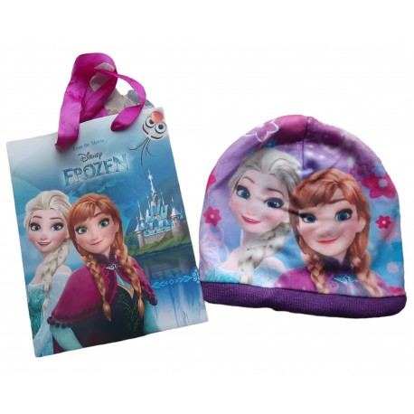 CAPPELLO INVERNALE FROZEN ELSA ANNA DISNEY  IN BORSETTA TAGLIA 54 BAMBINA