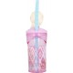 Disney Bicchiere con cannuccia in 3d Frozen 360 ML
