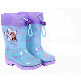 Stivaletti Gomma Perletti 24-25 antiscivolo Disney Frozen Stivali da Pioggia Bambino