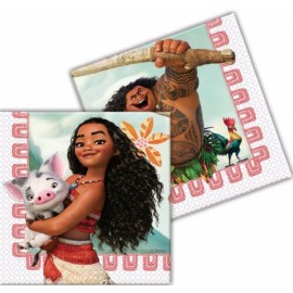 Tovaglioli di carta Disney Oceania 33 x 33 cm - Conf. 20 pz - Feste Compleanno a Tema