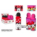 BORRACCIA IN ALLUMINIO MINNIE MOUSE DISNEY CON BECCUCCIO E COPERCHIO 500 ML