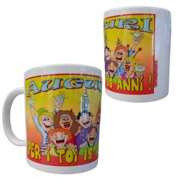 TAZZA COMPLEANNO 50 ANNI CERAMICA MUG IN CONFEZIONE REGALO FESTA & PARTY