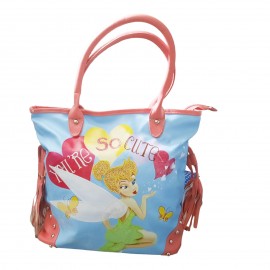 Borsa da Passeggio Moda  Donna con Manico Trilly Disney Ecopelle e Glitterata 38X33X12 cm Idea Regalo