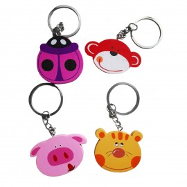 Gadget feste - Portachiavi in legno animaletti Colori Regalini per Feste di Compleanno Bomboniere per Bambini