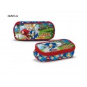 TOMBOLINO ASTUCCIO SONIC OVALE PORTA COLORI PENNE SCUOLA