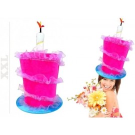 Cappello in tessuto torta di compleanno con Candela Cappellino per Festa e Party