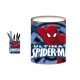 PORTAPENNE IN LATTA MARVEL SPIDERMAN CM 10 PORTAMATITE UOMO RAGNO