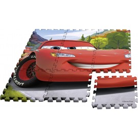 Tappeto Disney da Pavimento In Schiuma Puzzle 9pz Cars Saetta Mc Quen Bambini
