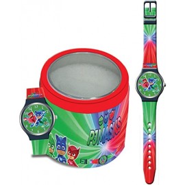 Orologio Analogico PJmasks da polso in Scatola di latta Idea Regalo Bambino