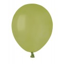 Palloncini Lattice 12cm Monocolore Verde Oliva Blister 100 Pezzi 5 pollici