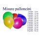 Palloncini Lattice Monocolore 9" Cm. 25 Rosso - Blister 20 Pezzi