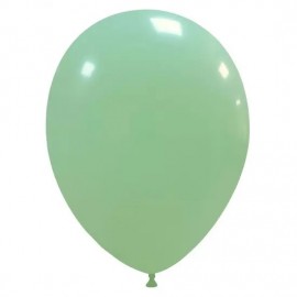 Palloncini Lattice 12cm Monocolore Verde Menta Blister 100 Pezzi 5 pollici