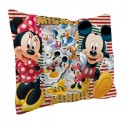 Cuscino Disney 35x45cm + 6 mini cuscino Sagomati Mickey 10x10cm  Topolino-Minnie-Pluto-Paperina