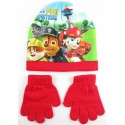 CAPPELLO INVERNALE CON GUANTI PAW PATROL TAGLIA 52 IN CONFEZIONE REGALO