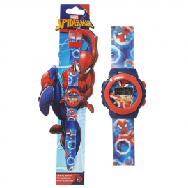 Orologio da polso Digitale Spiderman-Uomo Ragno Marvel in confezione Sagomata regalo Bambini