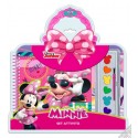 LIBRO DA COLORARE MINNIE DISNEY + ACCESSORI IN CONFEZIONE REGALO