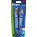 Blister da due penne 6 colori Puffi scuole e idea per regalini festa Gadget Compleanno Bambini