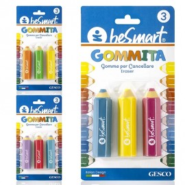 SET 2 GOMME ANIMALI 3 MODELLI BLISTERATI E ASSORTITI IN BOX BOMBONIERE REGALINI FESTA