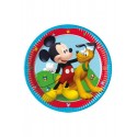 8 piatti in cartone Disney Topolino Mickey Rock The House Ø20 diametro Feste & Compleanni