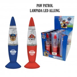 Paw Patrol DISNEY lampada lava con brillantini Bambina Glitter A Led cm15
