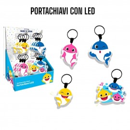 Portachiavi Disney Frozen Anna Elsa con luce Led torcia cm 7  idea feste Bambina