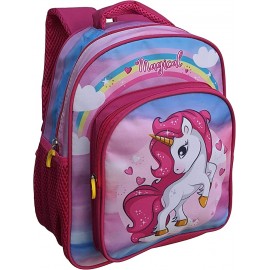 ZAINO ASILO UNICORNO DISNEY TASCA FRONTALE SCUOLA BAMBINA CM.36