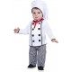 Costume Cuoco Bambino Chef Baby Travestimento Carnevale Compleanno Gioco di Ruolo