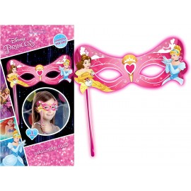 Mascherina Principesse Disney con Luce Fluorescente, Rosa, Compleanno Fesa Bambina