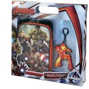 Set Regalo Avengers  Iron Men  Borsa Tracolla Passeggio+ Portachiavi confezione regalo Bambino