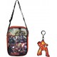 Set Regalo Avengers  Iron Men  Borsa Tracolla Passeggio+ Portachiavi confezione regalo Bambino