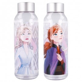 Disney Frozen Elsa Anna Bottiglia a Borraccia Plastica Tritan 660ml  Bambina